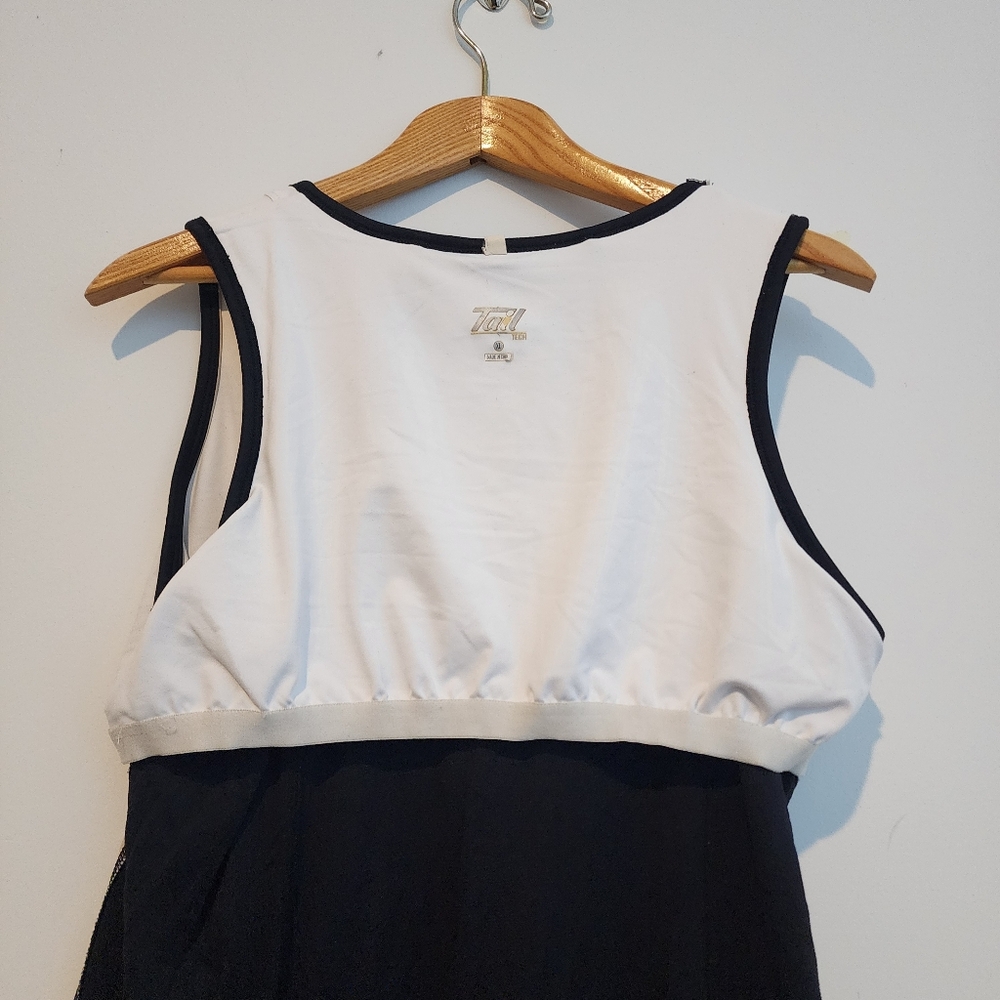 Tail Athletic Tech Mini Dress Size XL Golf Tennis Sleeveless Black Pickleball - Picture 9 of 11